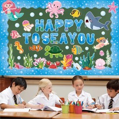 97 PCS Ocean Animal Bulletin Board Decorations Under The Sea Classroom Decor