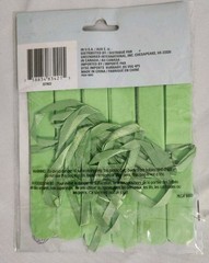 Celebration Green Tissue Pom Pom Garland 6 Count Of 5.5” Pom Poms 9 ft
