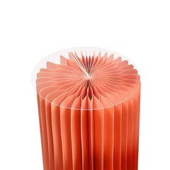 3PCS Pink Thickened Paper& PVC Foldable Paper Columns Display Pedestals Stands