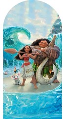 Moana Seaside Arch Backdrop Cover Birthday Party Photography Background Supplies