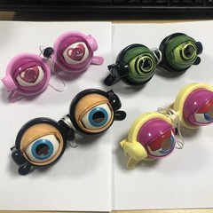 Crazy Eyes Funny Prank Glasses Plastic Toy For Kids Party Fun Gifts