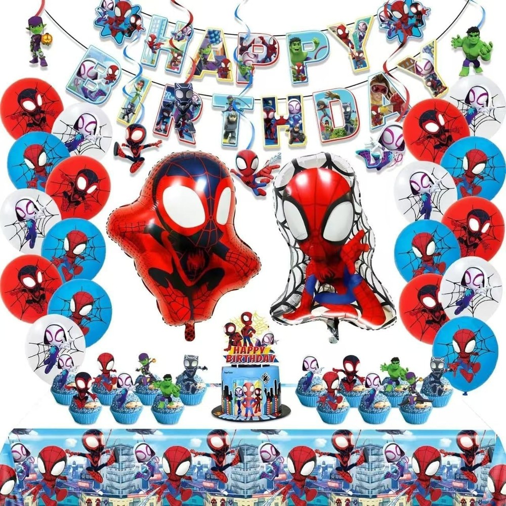 For Cartoon spidey themed birthday party supplies