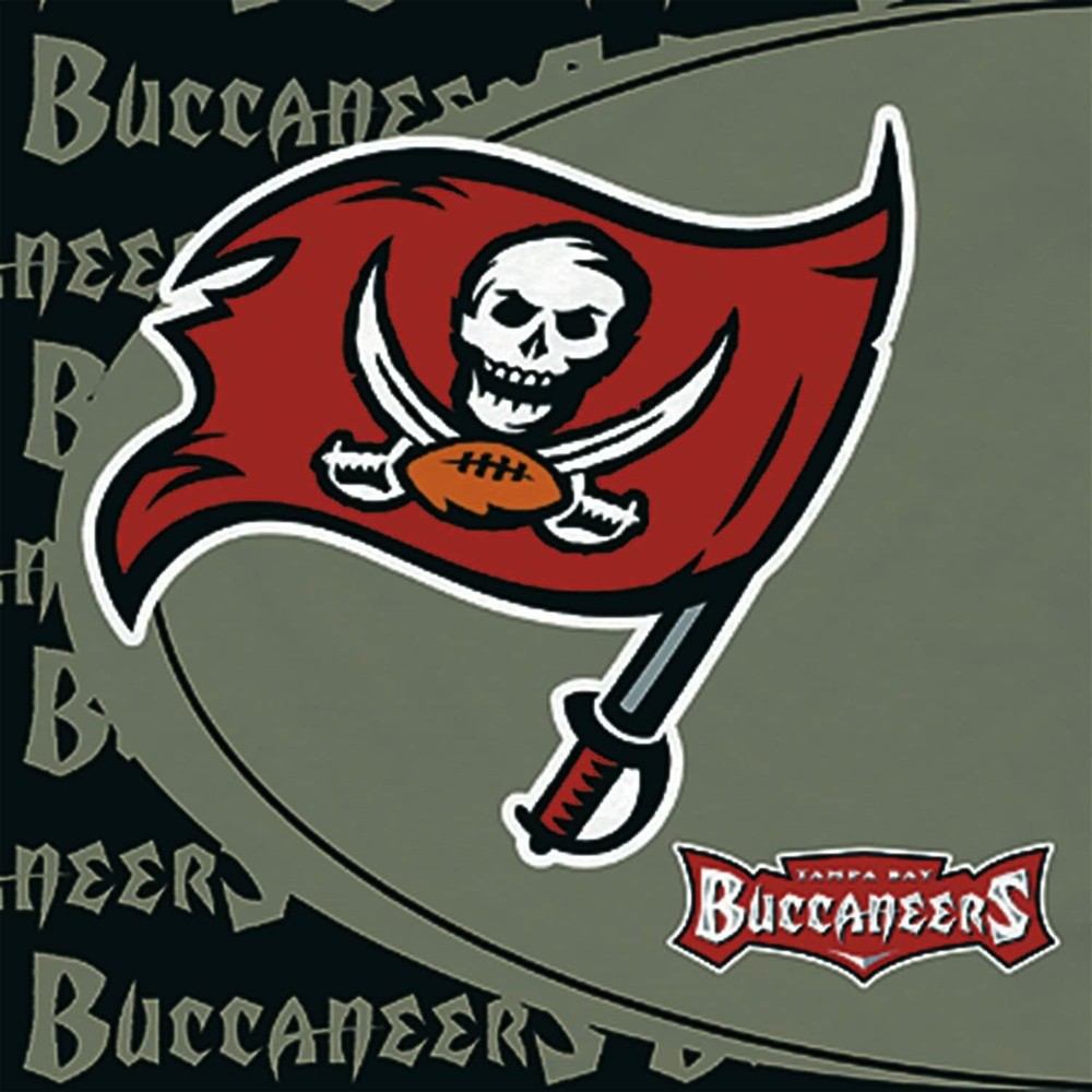 Tampa Bay Buccaneers NFL Lunch Napkins 16 per pack FREE SHip – NEW
