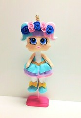 LOL Surprise Confetti Doll Centerpiece L.O.L. Surprise Felt Doll 15″ Unicorn