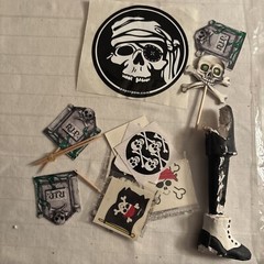 Pirate Party Decorations Mixed Bag Napkins Stickers Pirate Hats Patch