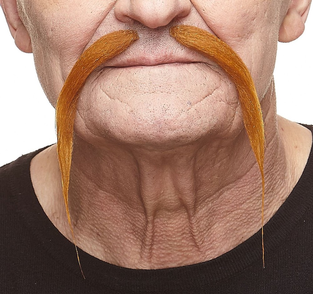 Self Adhesive Chinese Fake Mustache, Novelty, False Facial Hair, Costume Acce…