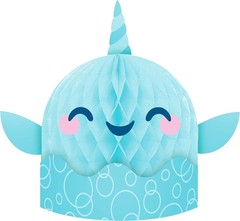 Narwhal Party Whale Sea Animal Summer Luau Theme Party Decoration Centerpiece