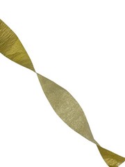 Red Gold Metallic Crepe Paper Streamers USAMade Birthday Party Decoration