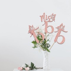 Happy 15th Birthday Decorations Centerpiece Sticks Rose Gold Party 12 PCS