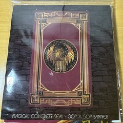 Fantastic Beasts & Where to Find Them 30×50 Banner Magical Congress Seal NEW