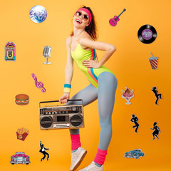 48 Pcs 50’S Rock and Roll Party Decorations Retro Party Decoration 1950S Music R
