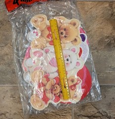 Valentines Die Cut Cutouts Paper Magic Vintage Decoration — Set of 4