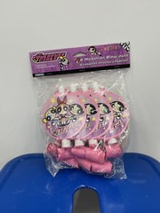Vintage Powerpuff Medallion Blow-outs. Package of 8 Blow-out party favors.