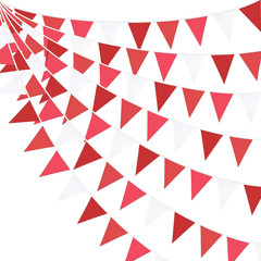 32Ft Hedgehog Birthday Party Decorations Red Blue Yellow and Golden Rings Triang