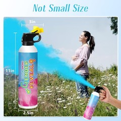 Merear Large Gender Reveal Fire Extinguisher 2 Packs Blue+2 Packs Pink=4packS