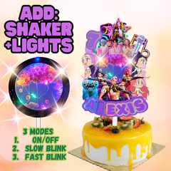 FREE PERSONALISED KPOP TOPPER CUPCAKE CAKE PARTY DECORATIONS SUPPLIES