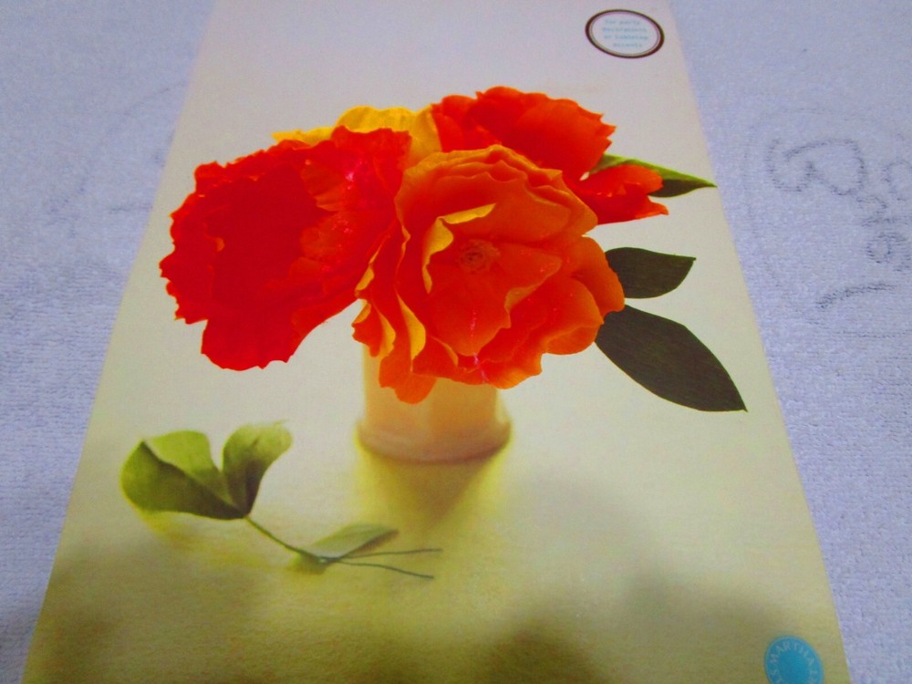 Crepe Paper Peonies Kit –Makes 4 Flowers (2007, Martha Stewart Crafts)