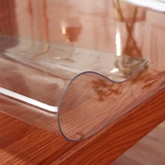 Kasepie 2mm PVC Clear Table Cover Protector 24×36″ Plastic Tablecloth