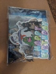 Ghostbusters Happy Birthday Banner Cake Topper Balloon Decorations Set