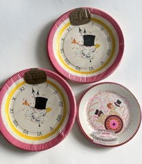 Vintage New Year’s Paper Plates Hallmark Plans A Party CA Reed Shrink Wrapped