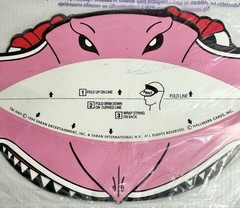 VTG Party Express PINK & RED Power Ranger Headwear Set Of 8 Visor NOS