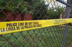 REAL «POLICE LINE DO NOT CROSS» SPANISH Español 5-50FT TAPE 3″ WIDE SHERIFFS