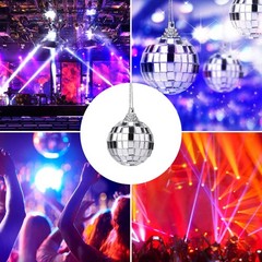 Lightweight 12 pcs Disco Mirror Balls – Perfect for Holiday & Party Decor 1.2″