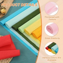 Crepe Paper 7.9ft Long 20 Inch Wide Pink Crepe Paper Roll for Streamers Party…