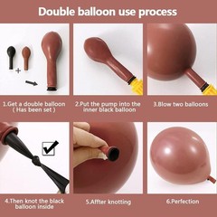 Dusty Rose Pink Balloon Arch Kit Double Mauve Light Pink Matte Blush Nude Boh…