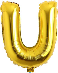 16″ Inch Single Gold Alphabet Letter Number Balloons Aluminum Hanging Foil Film