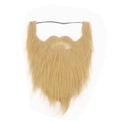 FAKE BEARD AND MUSTACHE COSTUME SET BROWN HALLOWEEN PARTY FESTIVAL ACCESSORY