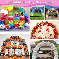 Balloon Arch Kit and Balloon Pump Electric, 10ft Wide Adjustable Balloon Arch…