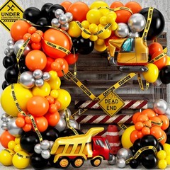 ALL-IN-1 Balloon Arch Kit with BONUS Caution Tape & Truck Balloons – Balloons…