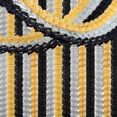 Black-Gold Silver Party-Decorations Streamers Garland – 157Ft Graduation Four…