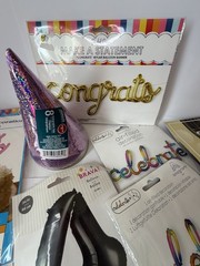 Party Decoration Lot Multicolor Birthday Balloons Banner Cake Decor Treat Bags