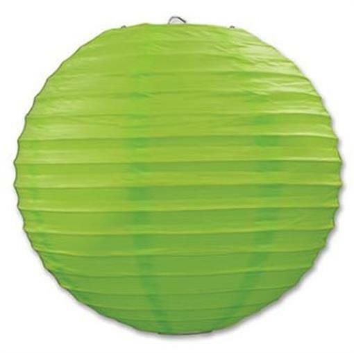 Light Green 9.5 Inch Paper Lanterns 3 Per Pack Green Party Decorations Supplies