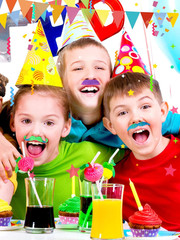 175 Pcs Fake Mustaches Bulk for Kids Stick on Mustache Kids Beard Self Adhesive