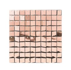 30 Piece Rose Gold Shimmering Wall Backdrop For Birthday Decoration