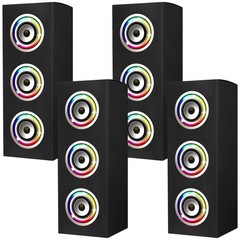 4 Pcs 80s 90s Party Decorations Hip Hop Party Favor 16.5 x 5.9 x 5.9 Inches L…
