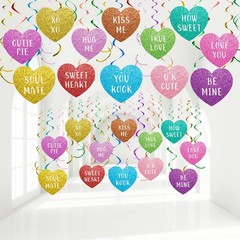 Faccito 30 Pcs Hanging Swirl Decorations Party As the Picture Shown
