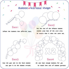 412Pcs Pastel Balloon Garland Arch Kit 18 12 10 5 Inch Different Sizes Macaron A
