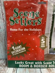 Scene Setters 1 vinyl decoration Indoor/outdoor Door backdrop .5ft.NIP