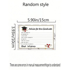 2/10/20/40pcs Graduation Greeting Cards & Pens Convocation Souvenir for Graduate