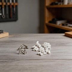 38 Inch Offset Window Screen Clips Set Includes Screws Plastic Flexible