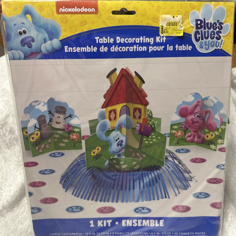 Nickelodeon Blue’s Clues & You! Birthday Party Decorations Kit Preschool Toddler