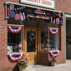 250 Anniversary USA Banner Patriotic Decor Banner 250Th Anniversary USA Merchand
