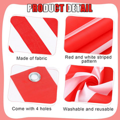 Pcs 27.6»X 59» Circus Awning Decor Decorations Striped Carnival Tent Awning De
