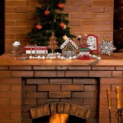 Gingerbread Christmas Decorations 8 PCS Tiered Tray Decor Set, Cute Tabletop …
