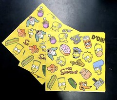 SIMPSONS GIFT BOX CAKE TOPPER CUPCAKE BALLOON BANNER SUPPLIES DECORATIONS