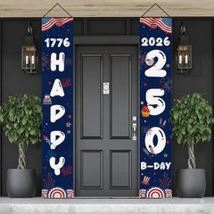 250 Anniversary USA Decorations America Fourth of July Patriotic Decor Banner